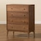 Baxton Studio Landis Mid-Century Ash Walnut Finished Wood 4-Drawer Chest 193-11302-ZORO - alternate 7